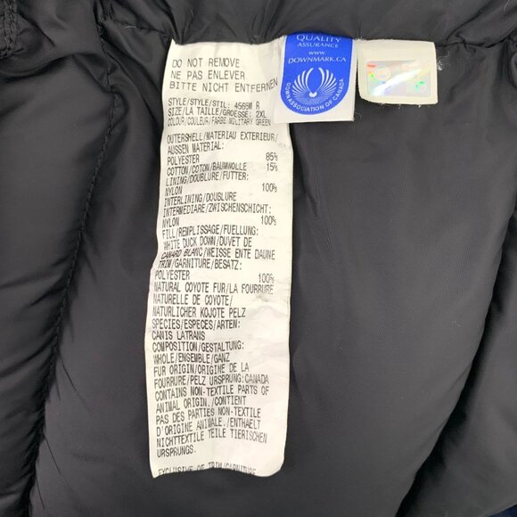 Canada Goose Mens Khaki Parka With Faux Fur Hood & Multiple Pockets Arctic Progr - Picture 7 of 8